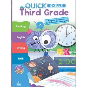 Quick Skills Third Grade Workbook -- Carson Dellosa Education